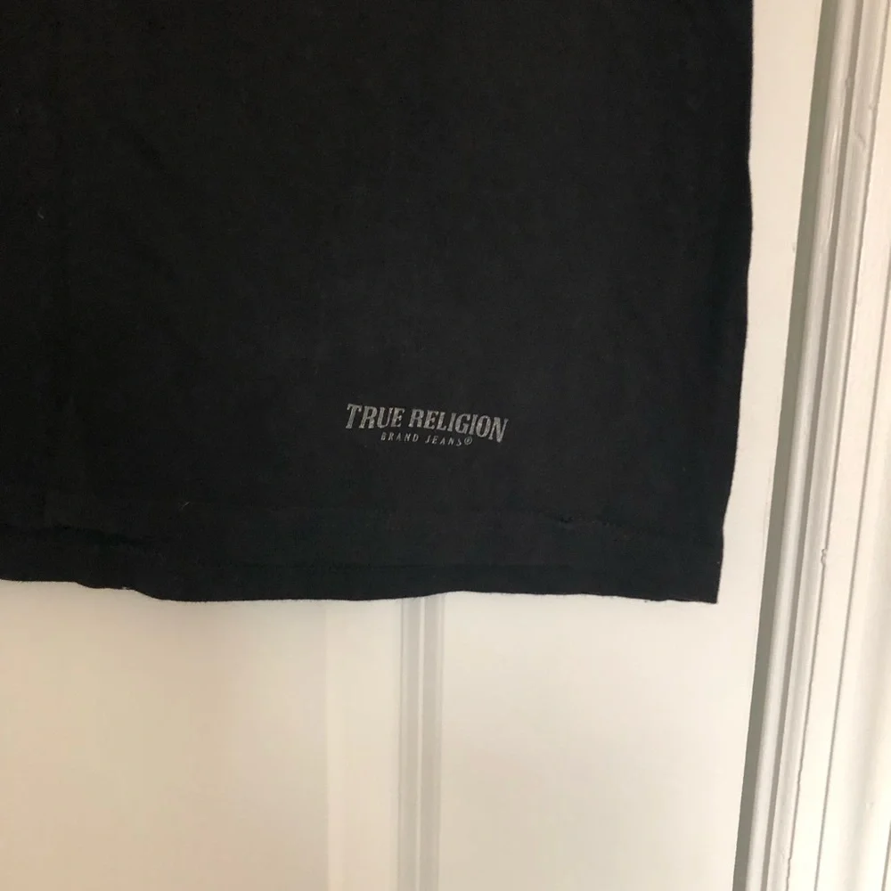 True Religon Black Logo Tee